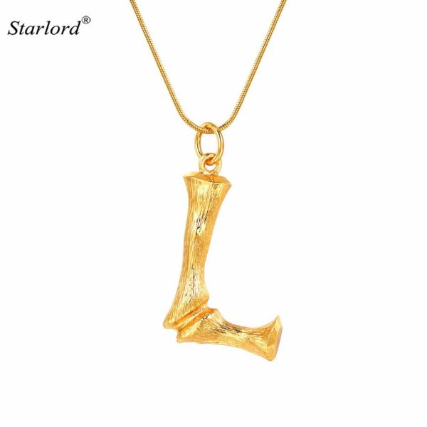 pendant necklaces bamboo initial l letter necklace snake chain gold alphabet jewelry statement personalized gift charm for women/men p9085, Silver
pendant necklaces bamboo initial l letter necklace snake chain gold alphabet jewelry statement personalized gift charm for women/men p9085, Silver