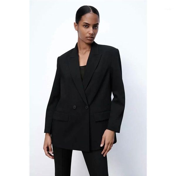 women's suits & blazers white black blazer retro notch collar pocket fashion casual chic oversized women
women's suits & blazers white black blazer retro notch collar pocket fashion casual chic oversized women