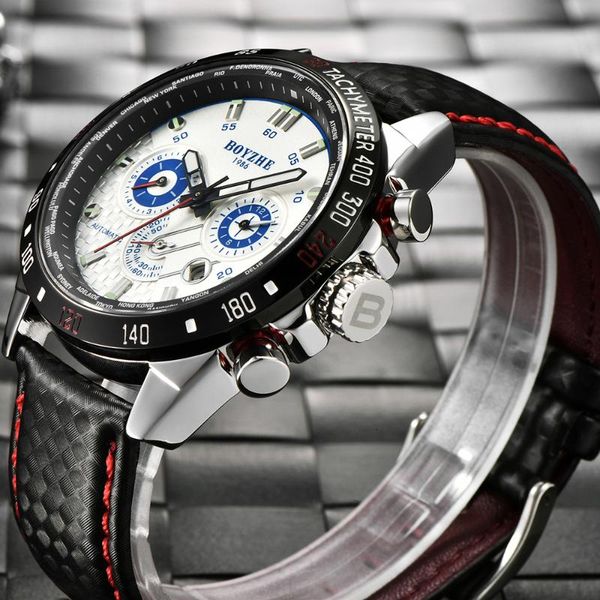 wristwatches boyzhe drop sports men watches relogios automatic mechanical watch leather waterproof military clock horloges mannen, Slivery;brown
wristwatches boyzhe drop sports men watches relogios automatic mechanical watch leather waterproof military clock horloges mannen, Slivery;brown