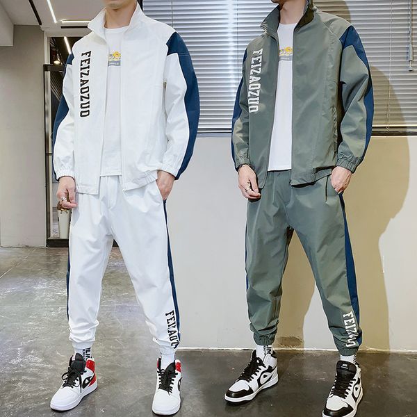men's tracksuits amberhear conjunto de fatos treino primavera outono workwear esportivo jaqueta + calça masculino moletom hip hop duas, Gray
men's tracksuits amberhear conjunto de fatos treino primavera outono workwear esportivo jaqueta + calça masculino moletom hip hop duas, Gray