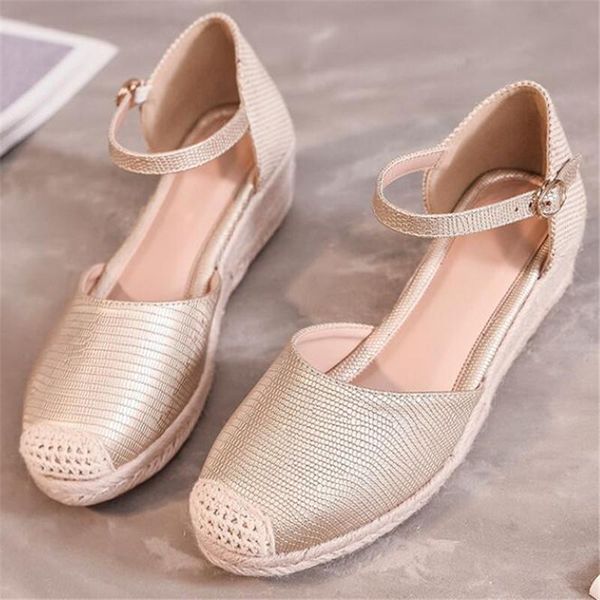 big size 34-44 women sandals casual linen canvas wedge sandials summer ankle strap 5cm med heel platform pump espadrilles shoes, Black
big size 34-44 women sandals casual linen canvas wedge sandials summer ankle strap 5cm med heel platform pump espadrilles shoes, Black