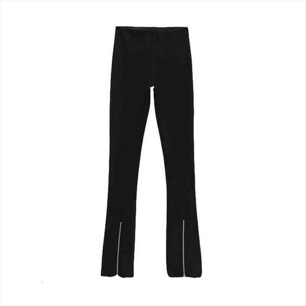 za trousers high waisted vintage women pants knitted black fashion ottoman leggings aesthetics woman, Black;white
za trousers high waisted vintage women pants knitted black fashion ottoman leggings aesthetics woman, Black;white