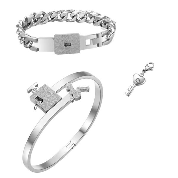 charm bracelets 1pair stainless steel couple hand jewelry chic bracelet for, Golden;silver
charm bracelets 1pair stainless steel couple hand jewelry chic bracelet for, Golden;silver