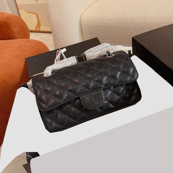 classic c flap caviar leather designer bags quilted matelasse gold/silver metal hardware chain crossbody shoulder white/black luxury handbag
classic c flap caviar leather designer bags quilted matelasse gold/silver metal hardware chain crossbody shoulder white/black luxury handbag