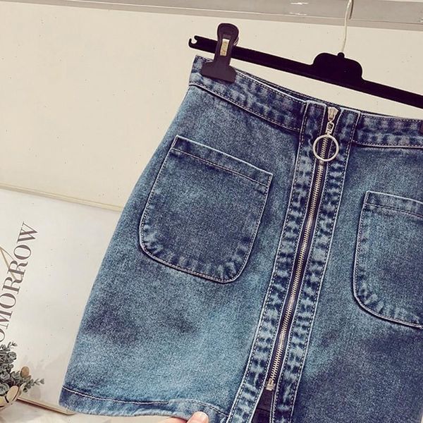 korean women skirt high waist zipper pocket student short denim jeans womens bodycon slim elegant mini faldas t2, Black
korean women skirt high waist zipper pocket student short denim jeans womens bodycon slim elegant mini faldas t2, Black