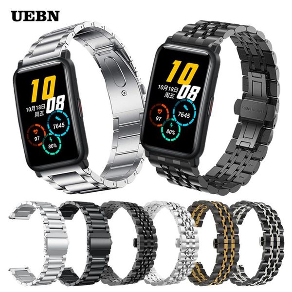 watch bands uebn classic metal stainless steel wrist band for huawei honor es smartwatch strap bracelet watchbands, Black;brown
watch bands uebn classic metal stainless steel wrist band for huawei honor es smartwatch strap bracelet watchbands, Black;brown