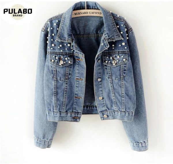 women's jackets 2021 plus size pearl beaded short denim jacket 5xl long sleeve retro casual bomber, Black;brown
women's jackets 2021 plus size pearl beaded short denim jacket 5xl long sleeve retro casual bomber, Black;brown