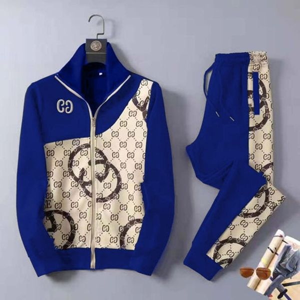 2021 new autumn winter high street sports jacket and trousers men's suit trend, Gray
2021 new autumn winter high street sports jacket and trousers men's suit trend, Gray