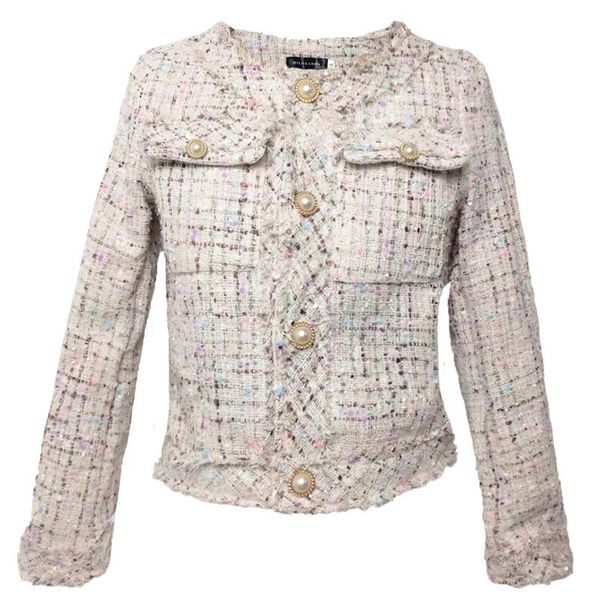 women's jackets small fragrance spring autumn tweed short jacket women o-neck slim single breasted coat, Black;brown
women's jackets small fragrance spring autumn tweed short jacket women o-neck slim single breasted coat, Black;brown