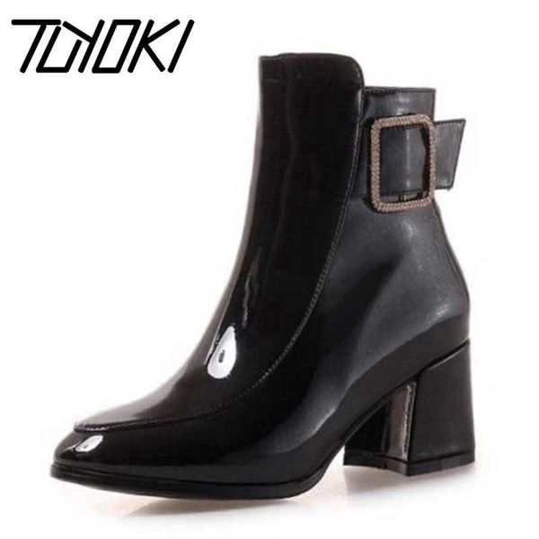 boots tuyoki women warm ankle winter bling crystal buckle fashion shoes round toe fur high heel size 34-43, Black
boots tuyoki women warm ankle winter bling crystal buckle fashion shoes round toe fur high heel size 34-43, Black