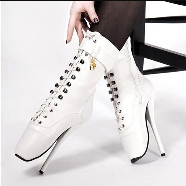 boots 18cm sky-high heels women fetish goth ankle ballet spike heel pointed toes show party shoes woman, Black
boots 18cm sky-high heels women fetish goth ankle ballet spike heel pointed toes show party shoes woman, Black