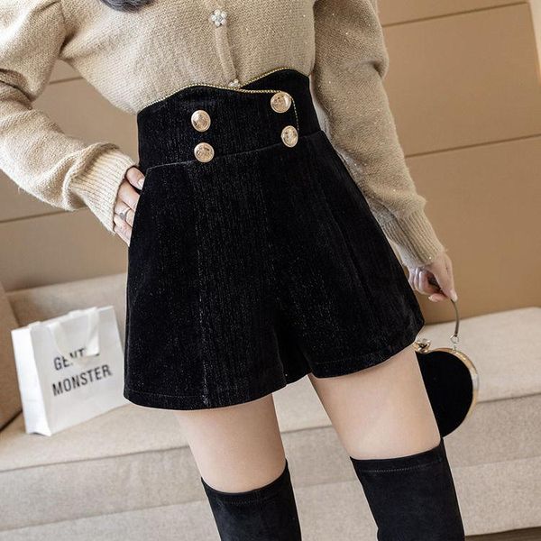 women's shorts women 2021 autumn winter chenille female woolen high waist button lady elegant casual wide leg x640, White;black
women's shorts women 2021 autumn winter chenille female woolen high waist button lady elegant casual wide leg x640, White;black