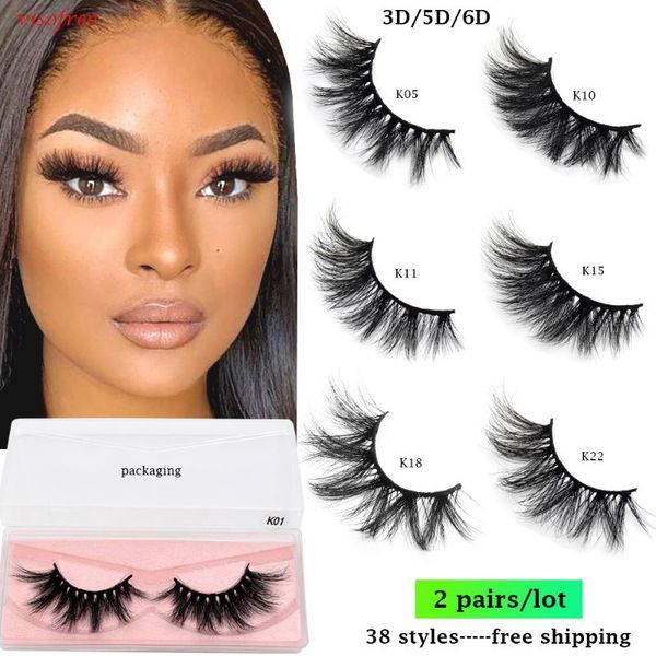 false eyelashes 2pairs viso3d mink lashes fluffy soft wispy natural eyelash extension reusable makeup bulk
false eyelashes 2pairs viso3d mink lashes fluffy soft wispy natural eyelash extension reusable makeup bulk