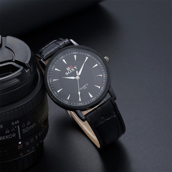 wristwatches soxy fashion leather quartz watch casual business watches men sports hombre hour clock gift montre homme relogio masculino, Slivery;brown
wristwatches soxy fashion leather quartz watch casual business watches men sports hombre hour clock gift montre homme relogio masculino, Slivery;brown