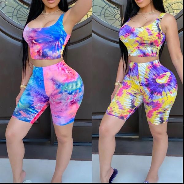 tie dyeing print women sports suit sleeveless strap crop high waist biker shorts pants clothes tracksuit outfit 2021, Gray
tie dyeing print women sports suit sleeveless strap crop high waist biker shorts pants clothes tracksuit outfit 2021, Gray