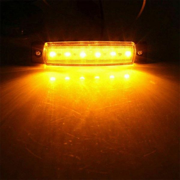 emergency lights 10pcs smoked amber/red side marker clearance 6 led for truck trailer tail light assembly dc 12v lamp
emergency lights 10pcs smoked amber/red side marker clearance 6 led for truck trailer tail light assembly dc 12v lamp