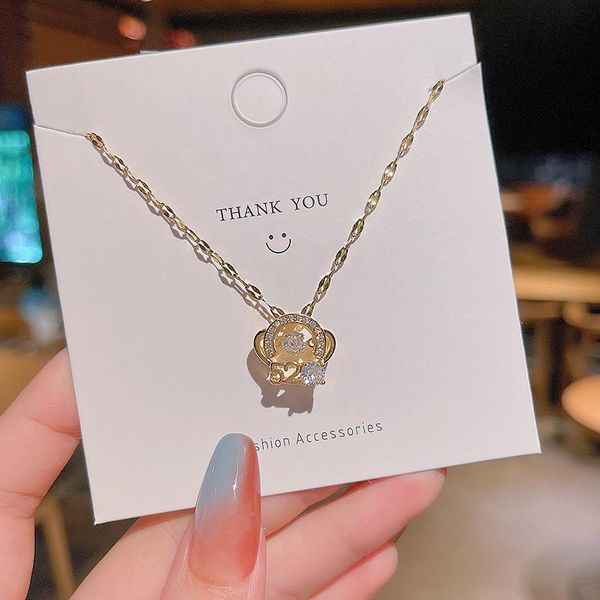 pendant necklaces jewelry gift couple love zircon titanium steel female design clavicle women necklace wedding for, Silver
pendant necklaces jewelry gift couple love zircon titanium steel female design clavicle women necklace wedding for, Silver