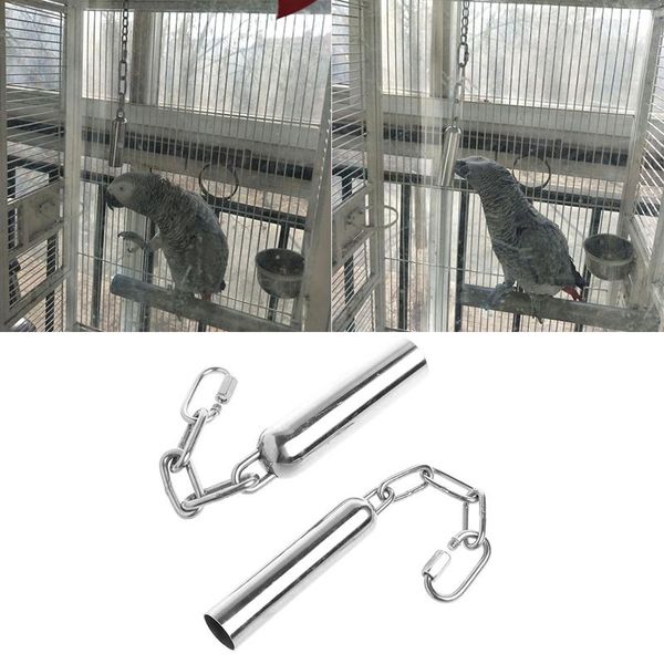 other bird supplies pet stainless steel bell toys chew parrot hanging swing cockatiel parakeet b85c
other bird supplies pet stainless steel bell toys chew parrot hanging swing cockatiel parakeet b85c