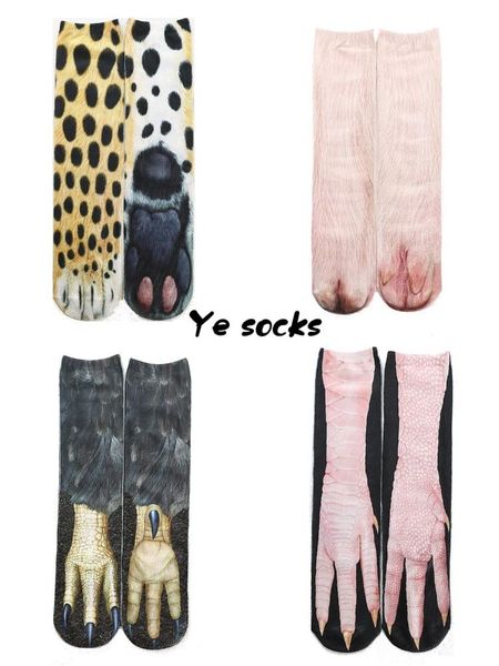 men's socks 3d printed fun animal foot cotton for women kawaii casual happy fashion high ankle men children, Black
men's socks 3d printed fun animal foot cotton for women kawaii casual happy fashion high ankle men children, Black