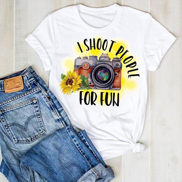 men lady camera flower t shirts cartoon mens cute ladies fashion summer tee female clothes graphic, White;black
men lady camera flower t shirts cartoon mens cute ladies fashion summer tee female clothes graphic, White;black