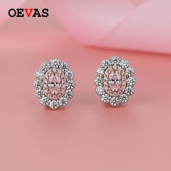 stud oevas 100% 925 sterling silver sparkling pink yellow zircon flower high carbon diamond earrings women party fine jewelry, Golden;silver
stud oevas 100% 925 sterling silver sparkling pink yellow zircon flower high carbon diamond earrings women party fine jewelry, Golden;silver