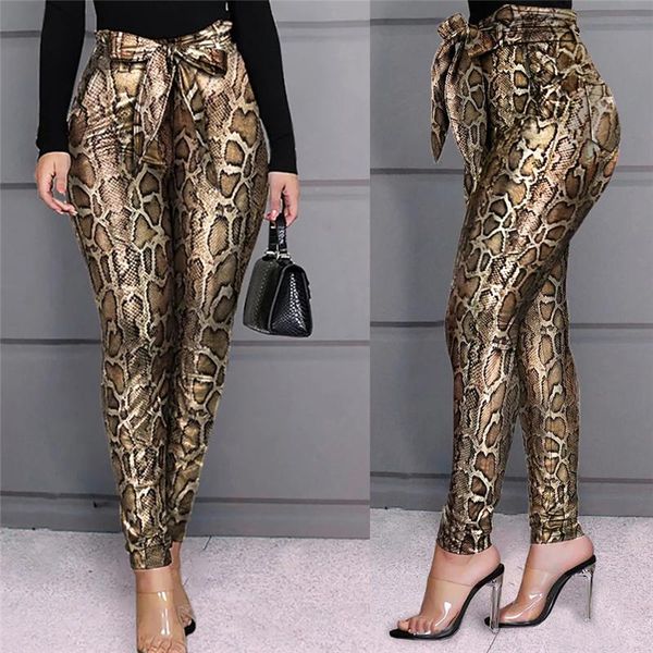 women's pants & capris 2021 women pu leather trousers push up high waist skinny pencil spring snake skin female, Black;white
women's pants & capris 2021 women pu leather trousers push up high waist skinny pencil spring snake skin female, Black;white