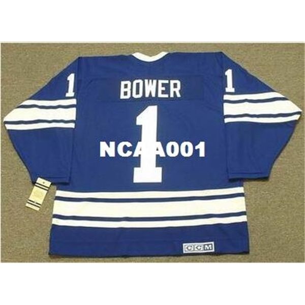 668s #1 johnny bower toronto maple leafs 1967 ccm vintage away hockey jersey or custom any name or number retro jersey, Black
668s #1 johnny bower toronto maple leafs 1967 ccm vintage away hockey jersey or custom any name or number retro jersey, Black