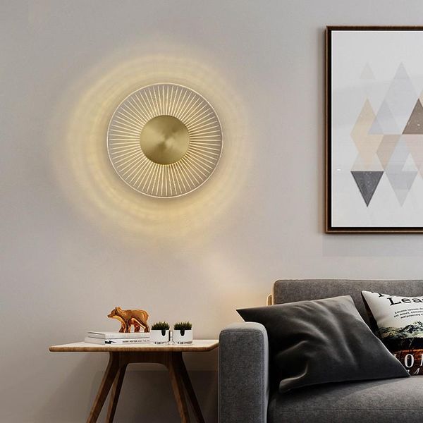 modern copper led wall lamp round living room sofa background aisle led lamp creative annual ring shape wall
modern copper led wall lamp round living room sofa background aisle led lamp creative annual ring shape wall
