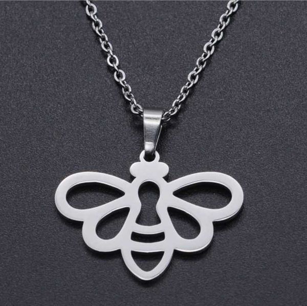 chains 10pcs stainless steel dragonfly bee pendant necklace insect animal jewelry, Silver
chains 10pcs stainless steel dragonfly bee pendant necklace insect animal jewelry, Silver