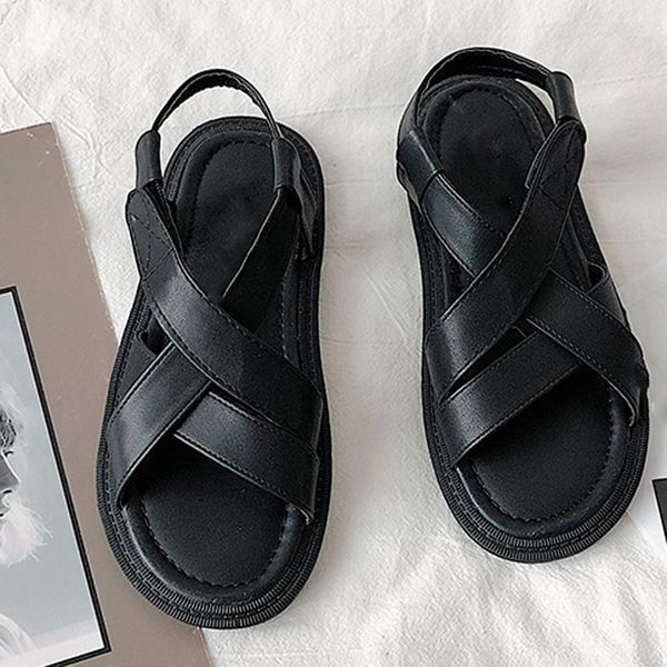 sandals 2021 fashion thick bottom open toe cross straps black rome light-weight flats summer casual gladiator shoes
sandals 2021 fashion thick bottom open toe cross straps black rome light-weight flats summer casual gladiator shoes