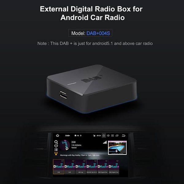 car audio universal digital broadcasting receiver box 5vusb type c port dab plus for stereo autoradio android 7.0-10.0
car audio universal digital broadcasting receiver box 5vusb type c port dab plus for stereo autoradio android 7.0-10.0