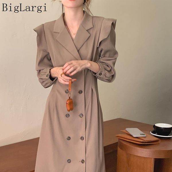 casual dresses women vintage spring autumn korean style v-neck office dress woman clothing femme ladies arrival 2021, Black;gray
casual dresses women vintage spring autumn korean style v-neck office dress woman clothing femme ladies arrival 2021, Black;gray