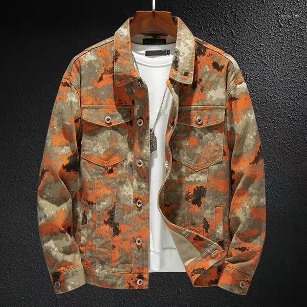 men's jackets autumn jacket denim men camouflage broken pattern fried street lapel trend suitable for spring clothing, Black;brown
men's jackets autumn jacket denim men camouflage broken pattern fried street lapel trend suitable for spring clothing, Black;brown