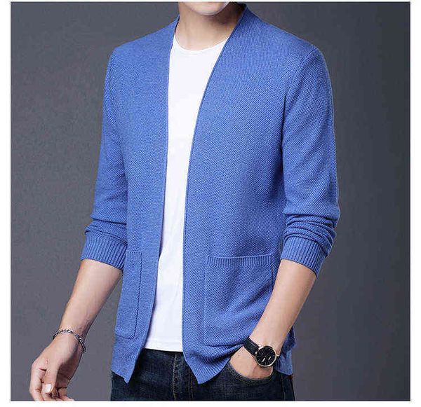 men's jackets 2021 spring cardigan men's sweater coat trend long sleeve korean slim fit bottomed shirt men, Black;brown
men's jackets 2021 spring cardigan men's sweater coat trend long sleeve korean slim fit bottomed shirt men, Black;brown