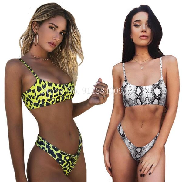 women's swimwear snakeskin bikini women leopard bikinis biquini swim suit push up swimsuit female beachwear swimming, White;black 
women's swimwear snakeskin bikini women leopard bikinis biquini swim suit push up swimsuit female beachwear swimming, White;black