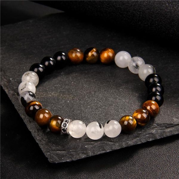 charm bracelets tiger eye for men women striped agates prehnites labradorite quartzs rutilated garnet natural stone bracelet jewelry, Golden;silver
charm bracelets tiger eye for men women striped agates prehnites labradorite quartzs rutilated garnet natural stone bracelet jewelry, Golden;silver