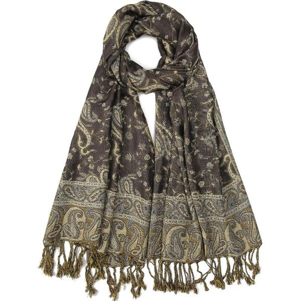 scarves paisley floral borders pattern pashmina silk scarf shawl wrap blanket reversible vintage rave with tassel 70x180cm 200g, Blue;gray
scarves paisley floral borders pattern pashmina silk scarf shawl wrap blanket reversible vintage rave with tassel 70x180cm 200g, Blue;gray