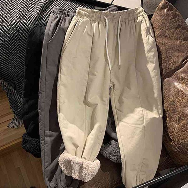 winter pants women plus velvet chic solid trousers all-match high waist comfortable leisure vintage style streetwear, Black;white
winter pants women plus velvet chic solid trousers all-match high waist comfortable leisure vintage style streetwear, Black;white