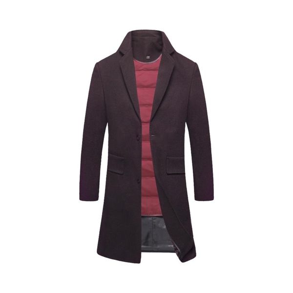 men's wool & blends down plus men coats with vestlong warm outerwear thicken oat male windproof jackets, Black
men's wool & blends down plus men coats with vestlong warm outerwear thicken oat male windproof jackets, Black