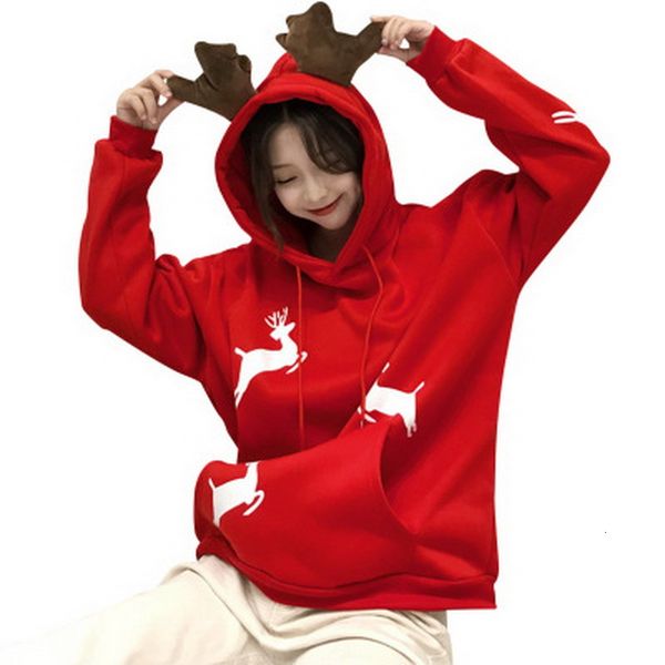 2021 new autumn winter oversized christmas print hoodies fleece thickening antler cute women sweatshirt uejg, Black
2021 new autumn winter oversized christmas print hoodies fleece thickening antler cute women sweatshirt uejg, Black