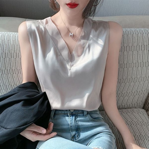 silk for women satin mesh tank for women woman v-neck basic white plus size woman sleeveless silk tank ol 210308, Black
silk for women satin mesh tank for women woman v-neck basic white plus size woman sleeveless silk tank ol 210308, Black