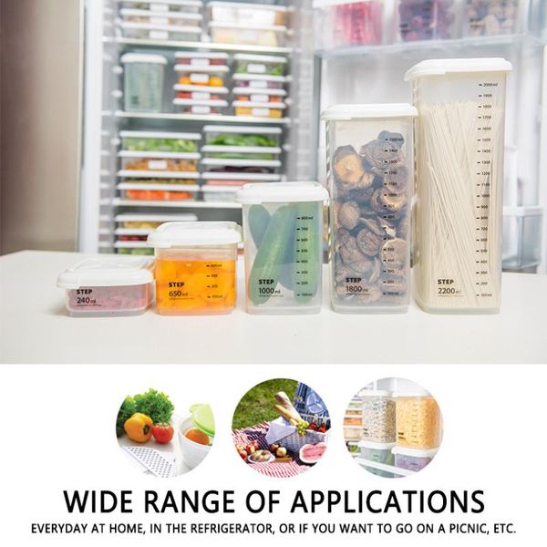 storage bottles & jars 240/650/1000/1800/2200ml box kitchen sealed cereals container refrigerator fresh-keeping
storage bottles & jars 240/650/1000/1800/2200ml box kitchen sealed cereals container refrigerator fresh-keeping