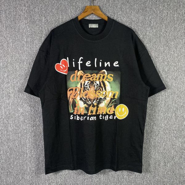 t-shirt 22ss summer tee men womens short sleeve tiger print t shirt real pics, White;black
t-shirt 22ss summer tee men womens short sleeve tiger print t shirt real pics, White;black