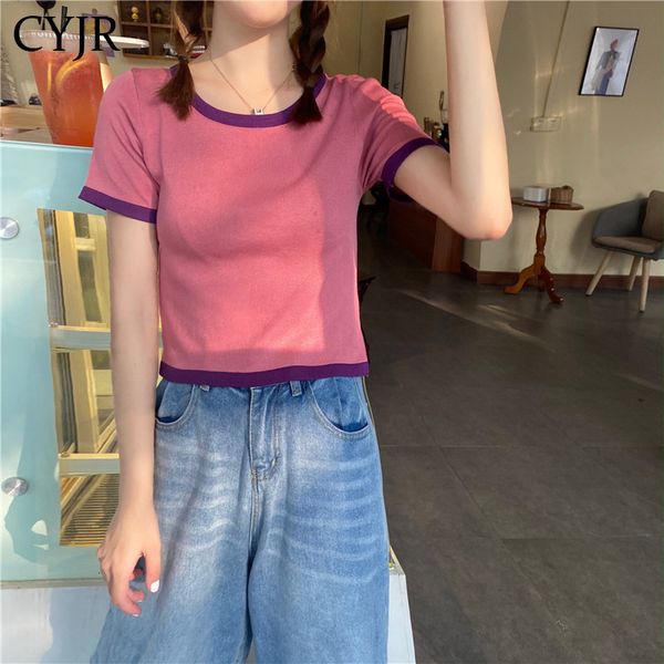 female striped knitting line contrast color neck vintage sleeve sweater exposed navel short mesh jumper 8omt, White
female striped knitting line contrast color neck vintage sleeve sweater exposed navel short mesh jumper 8omt, White