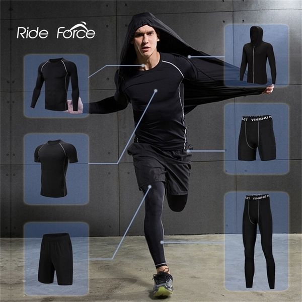6 pcs/set men's tracksuit compression sports suit gym fitness clothes running jogging sport wear training workout tights 201128, Gray
6 pcs/set men's tracksuit compression sports suit gym fitness clothes running jogging sport wear training workout tights 201128, Gray