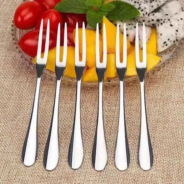 forks 6pcs stainless steel two-tine fork fruit set tableware multiple use snack cake dessert home kitchen flatware
forks 6pcs stainless steel two-tine fork fruit set tableware multiple use snack cake dessert home kitchen flatware