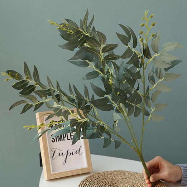 decorative flowers & wreaths 5 branches artificial willow bouquet silk fake leaves green faux foliage home wedding decoration plant jungle p
decorative flowers & wreaths 5 branches artificial willow bouquet silk fake leaves green faux foliage home wedding decoration plant jungle p