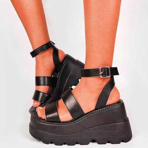 sandals large size 43 female platform buckle strap street summer shoes punk black gothic wedges women's chunky
sandals large size 43 female platform buckle strap street summer shoes punk black gothic wedges women's chunky