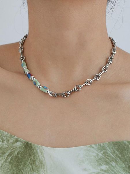 chains timeless wonder glam geo porcelain beaded choker necklace women designer jewelry punk kpop trendy boho ins gothic gift 5161, Silver
chains timeless wonder glam geo porcelain beaded choker necklace women designer jewelry punk kpop trendy boho ins gothic gift 5161, Silver
