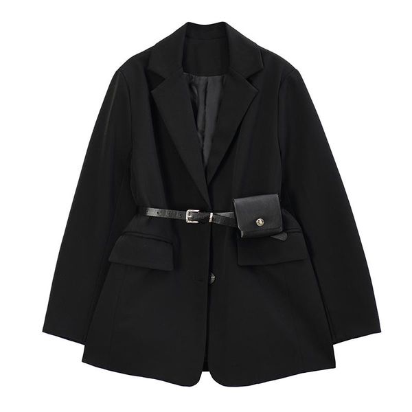 women's suits & blazers black long sleeve suit coats design fashion women 2021 autumn chic korean england temperament jacket with waist, White;black
women's suits & blazers black long sleeve suit coats design fashion women 2021 autumn chic korean england temperament jacket with waist, White;black
